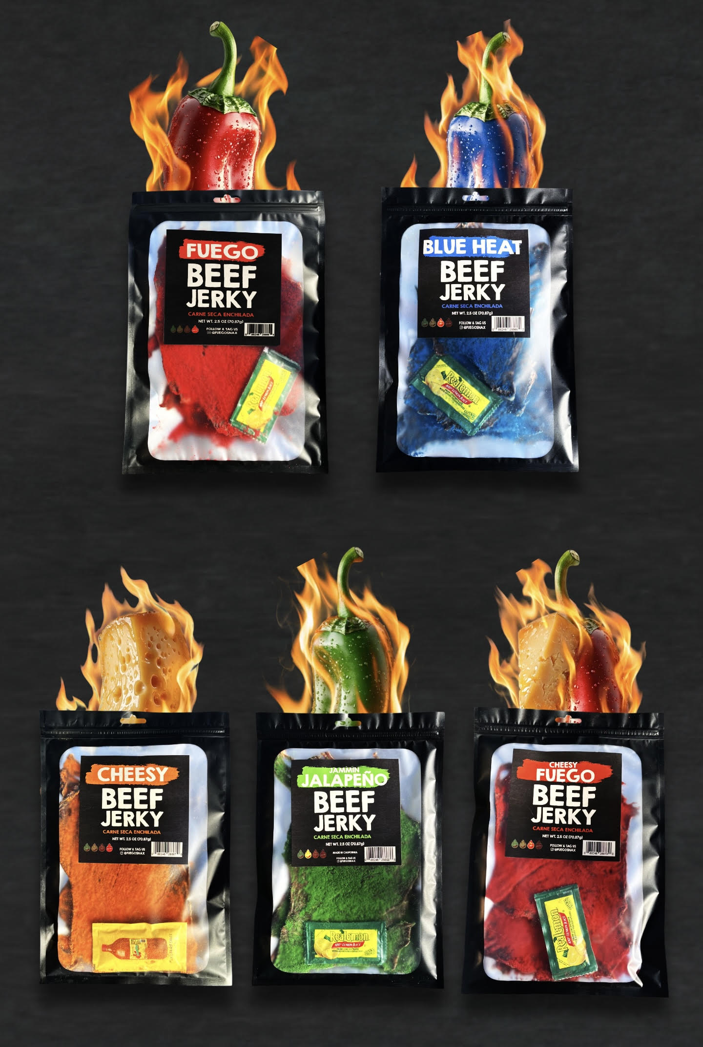 5 Color Fuego Variety Pack