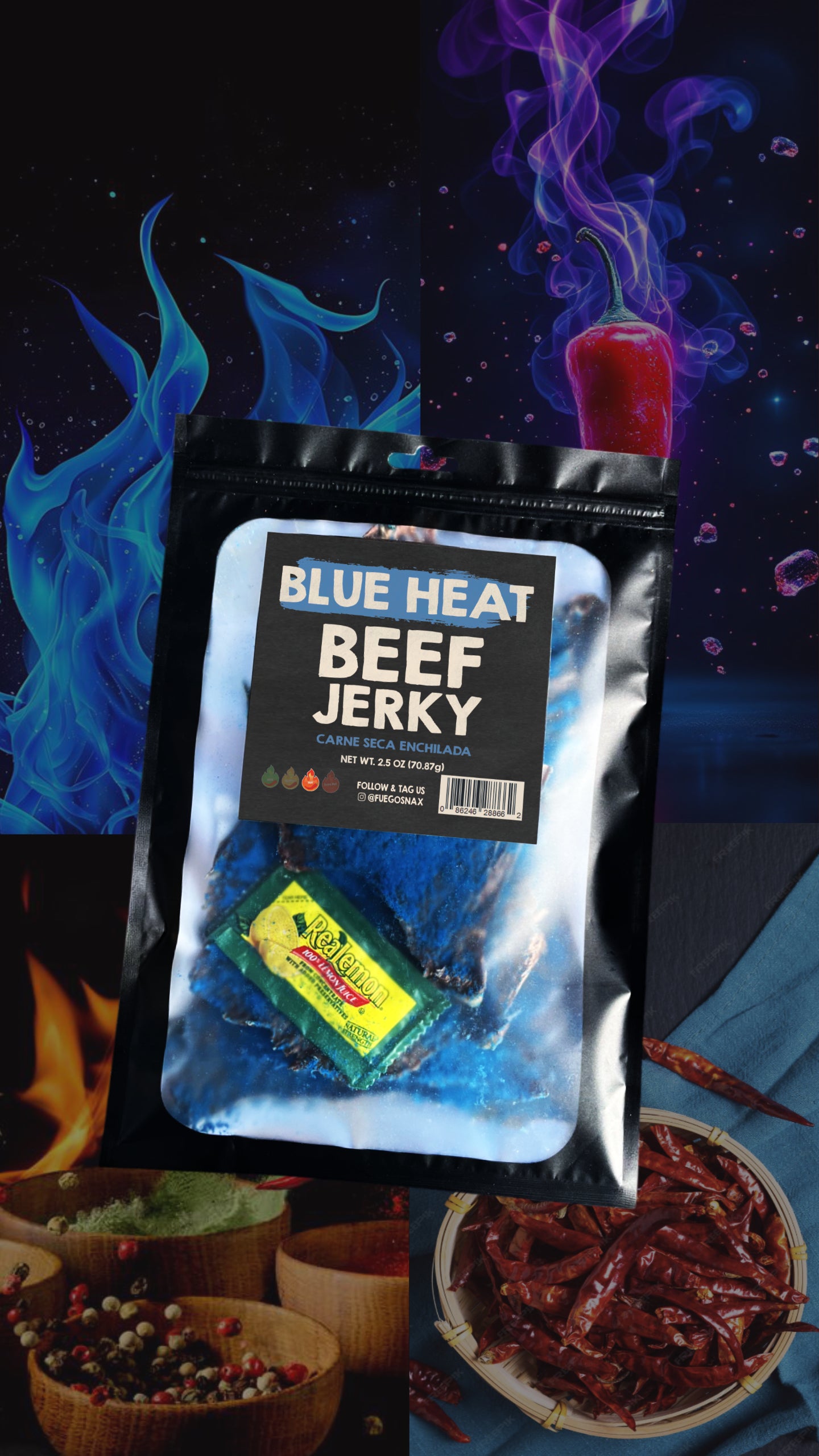 Blue Heat Beef Jerky